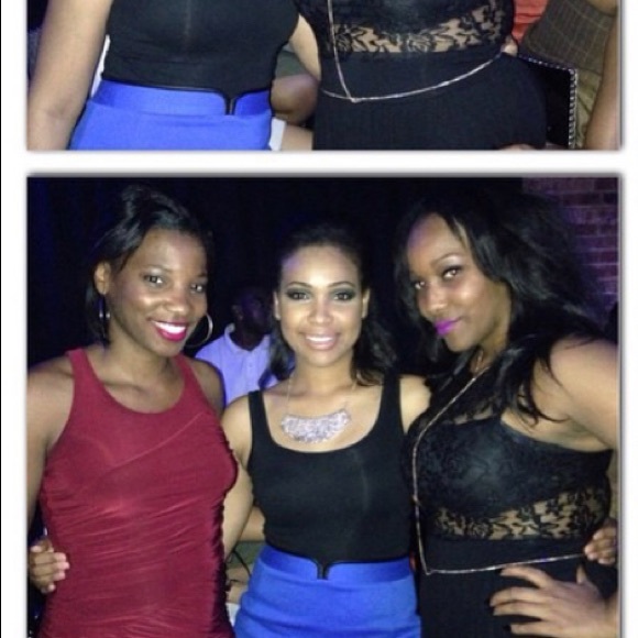 Tahari Royal Blue Midi Skirt - Picture 6 of 8